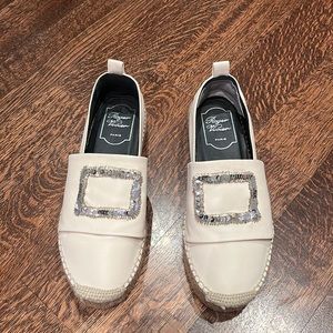Roger Vivier leather espadrilles